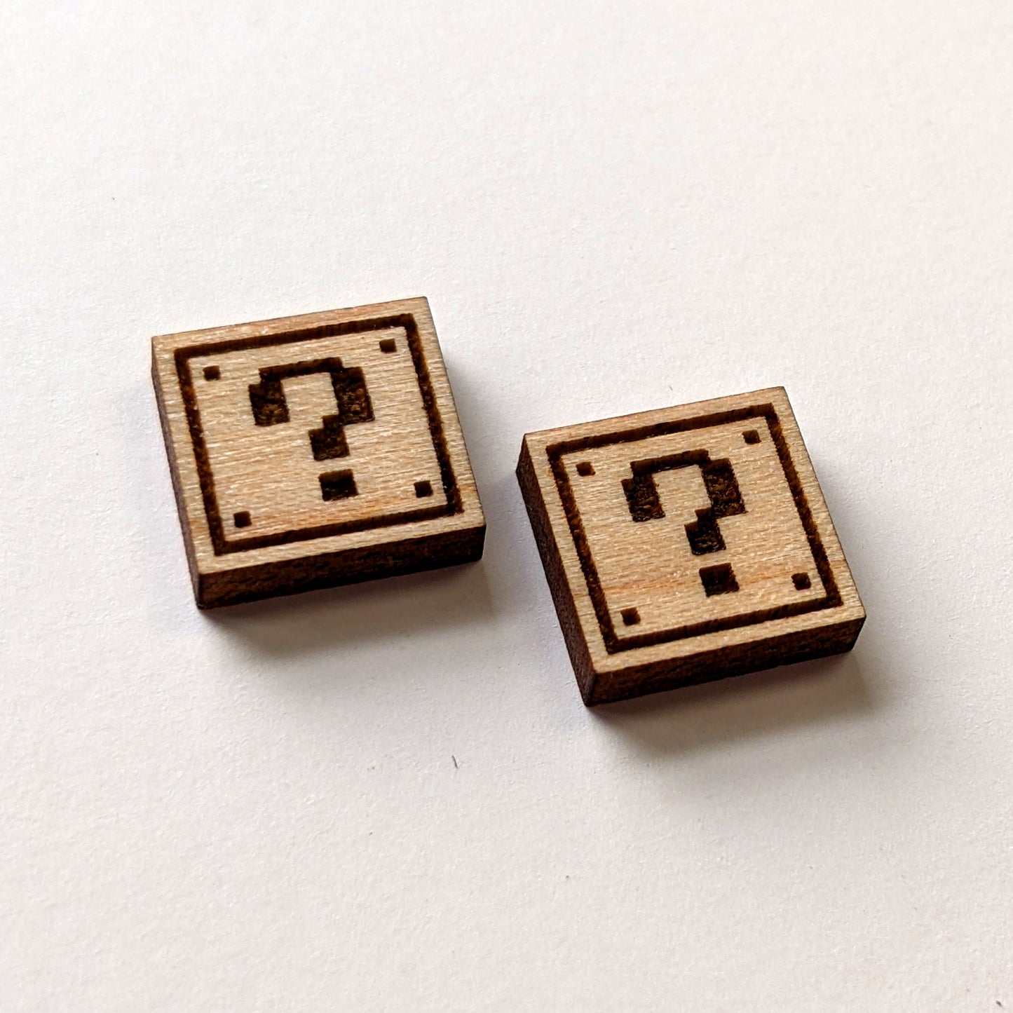 Mario / Mushroom / Question Mark Stud Earrings