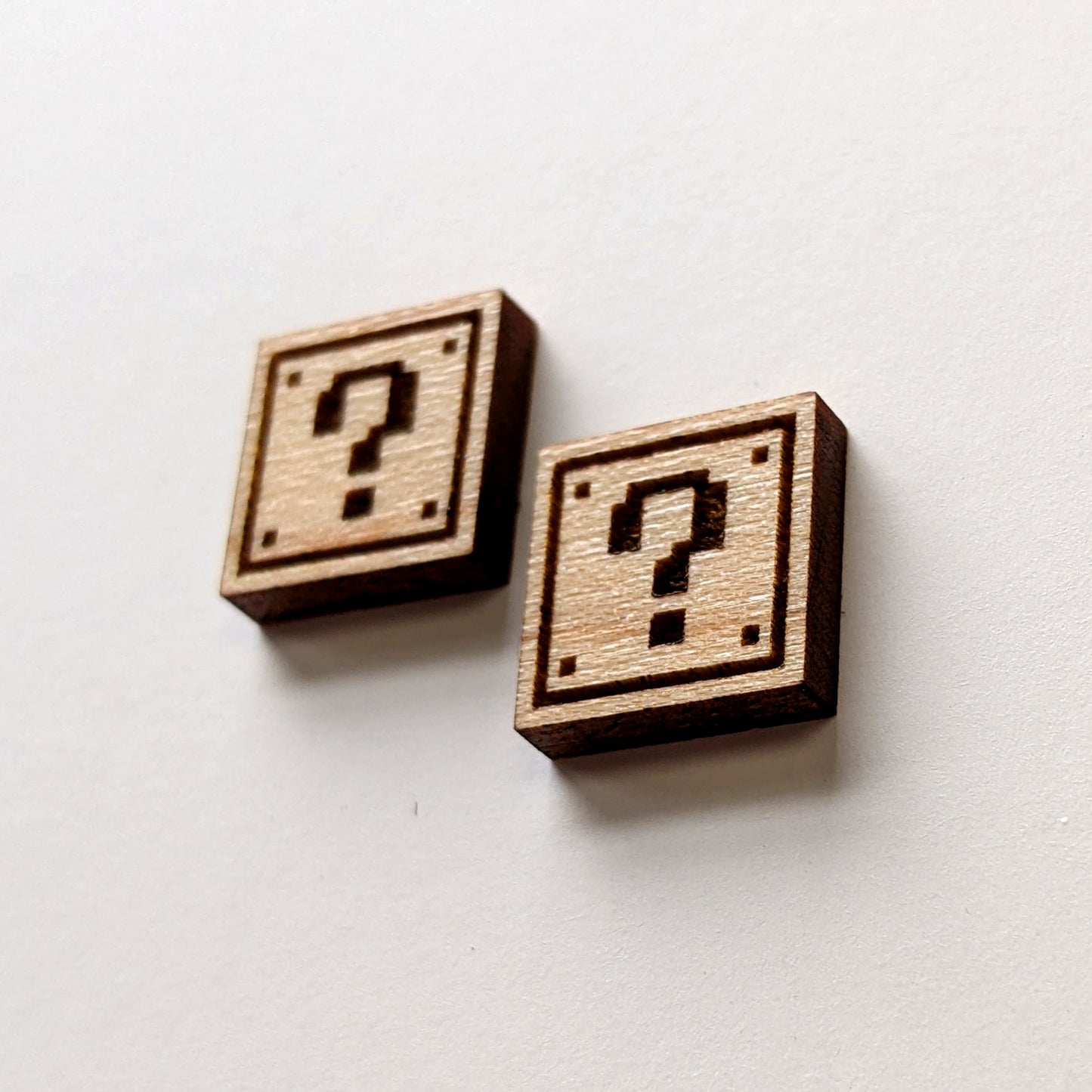 Mario / Mushroom / Question Mark Stud Earrings