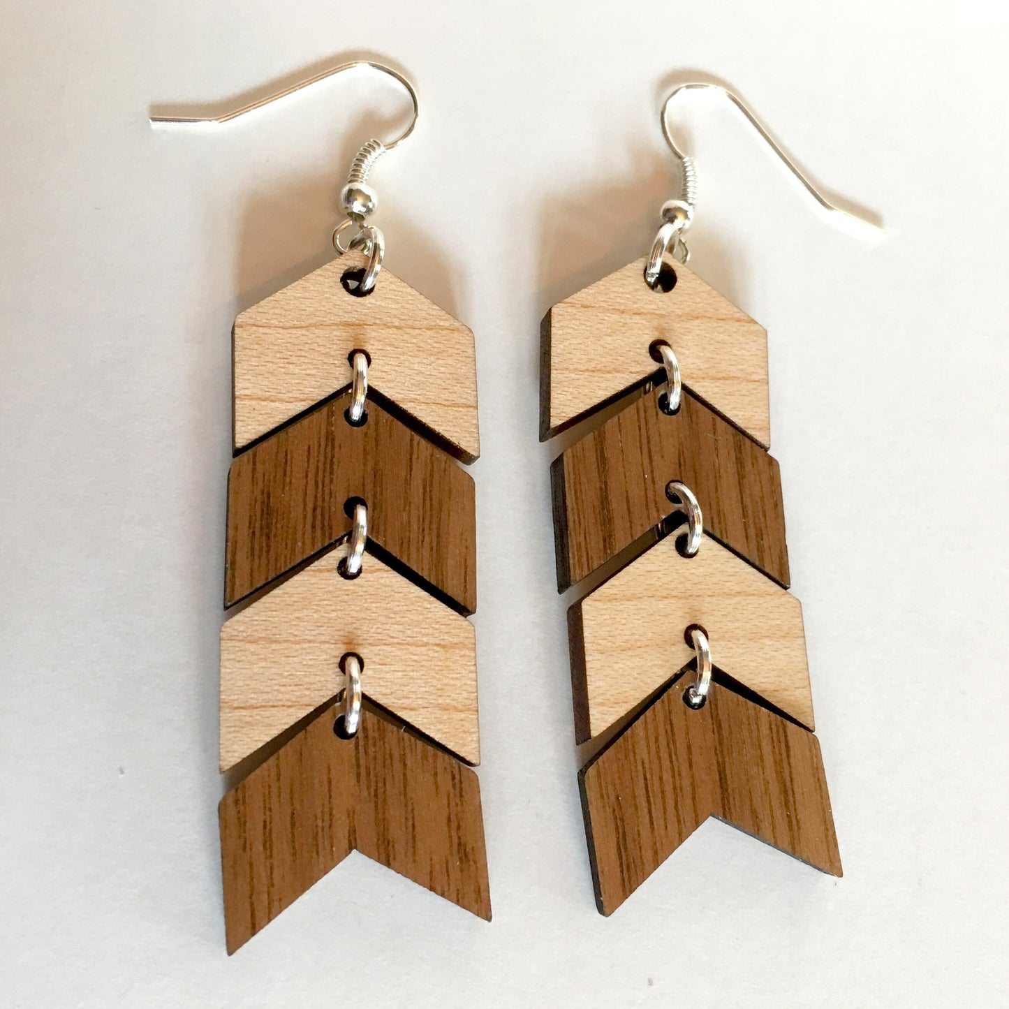 Chevron Dangle Earrings