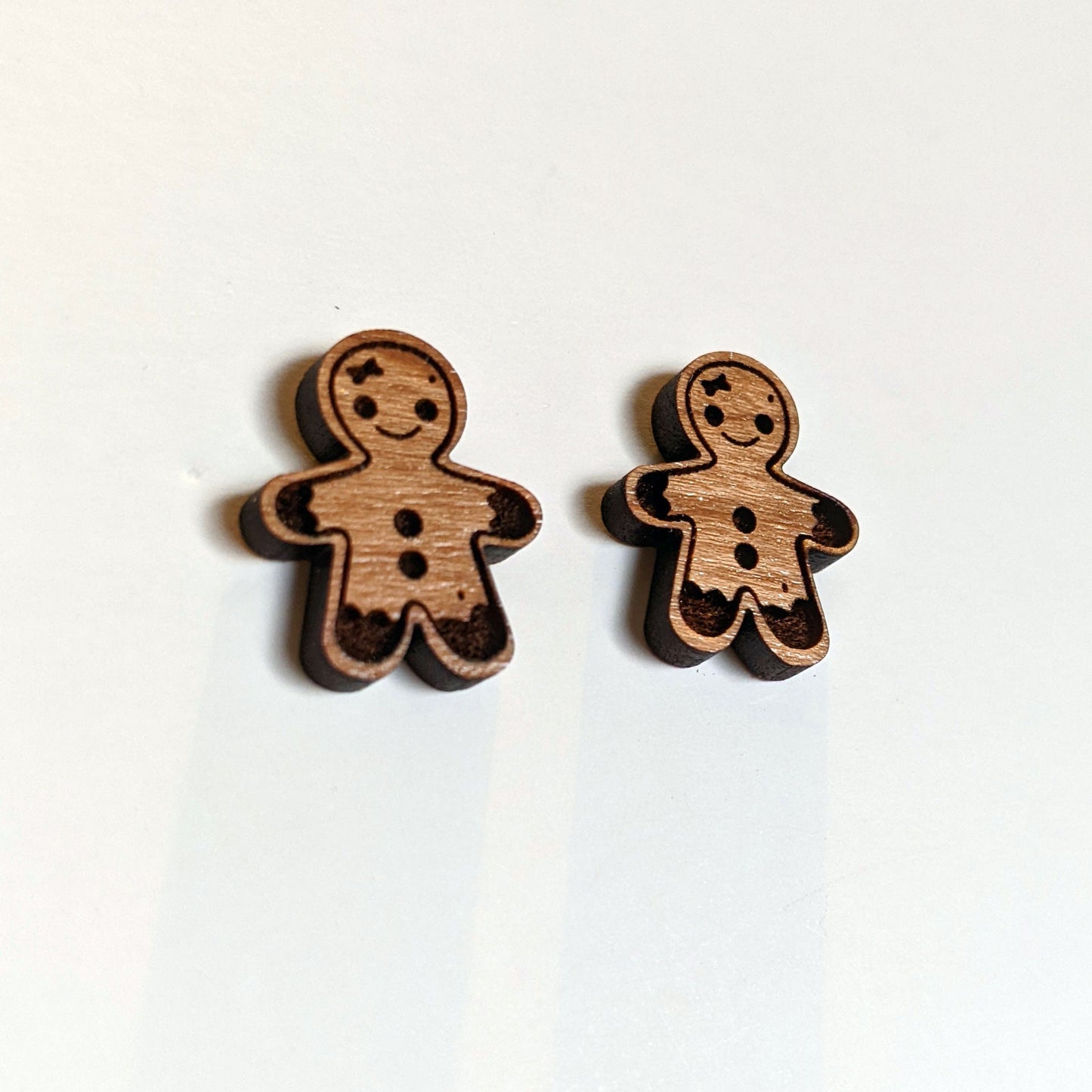 Gingerbread Man Stud Earrings