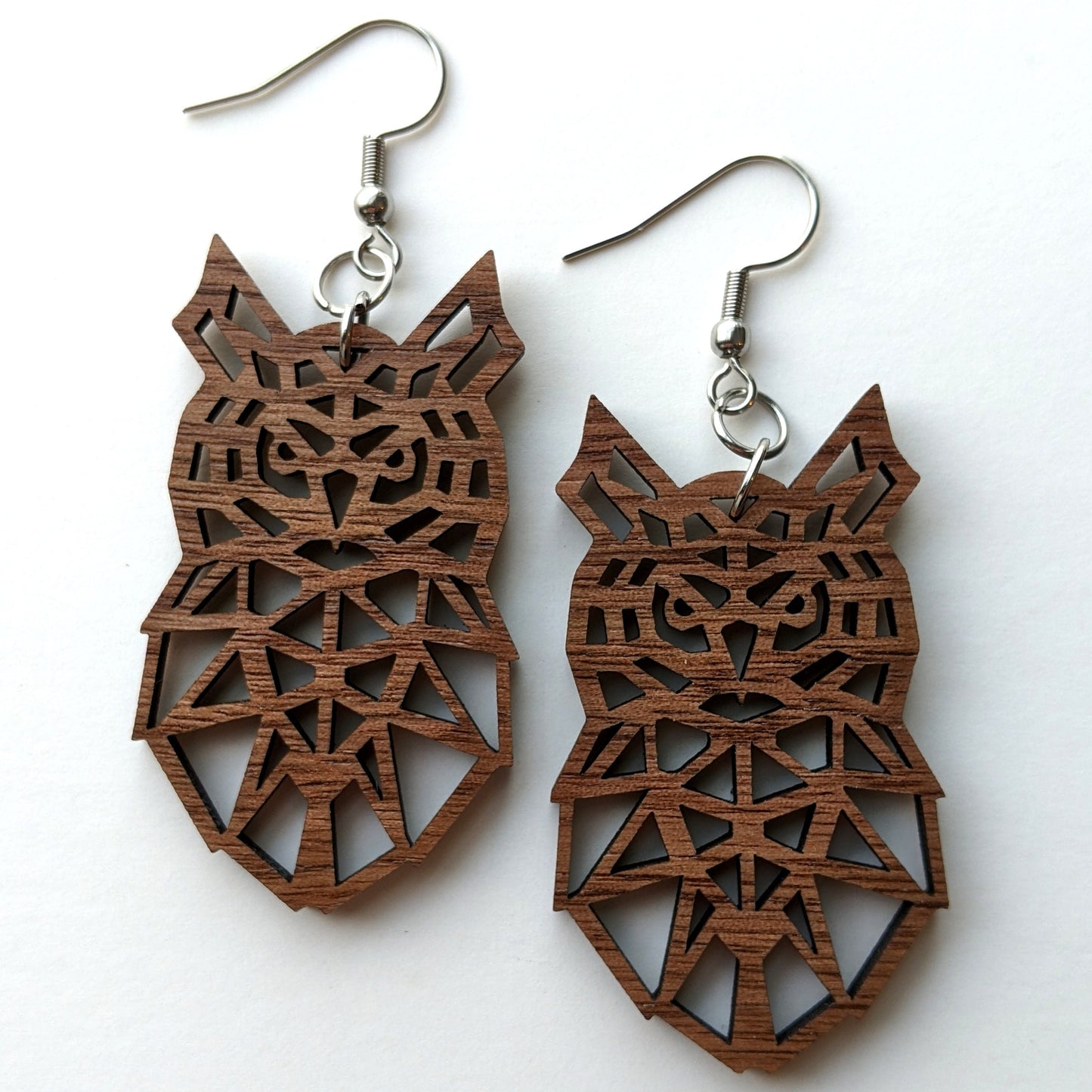 Owl Polygon Earrings
