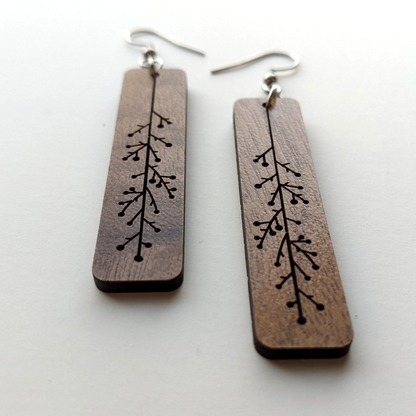 Twig and Berry Dangle Earrings
