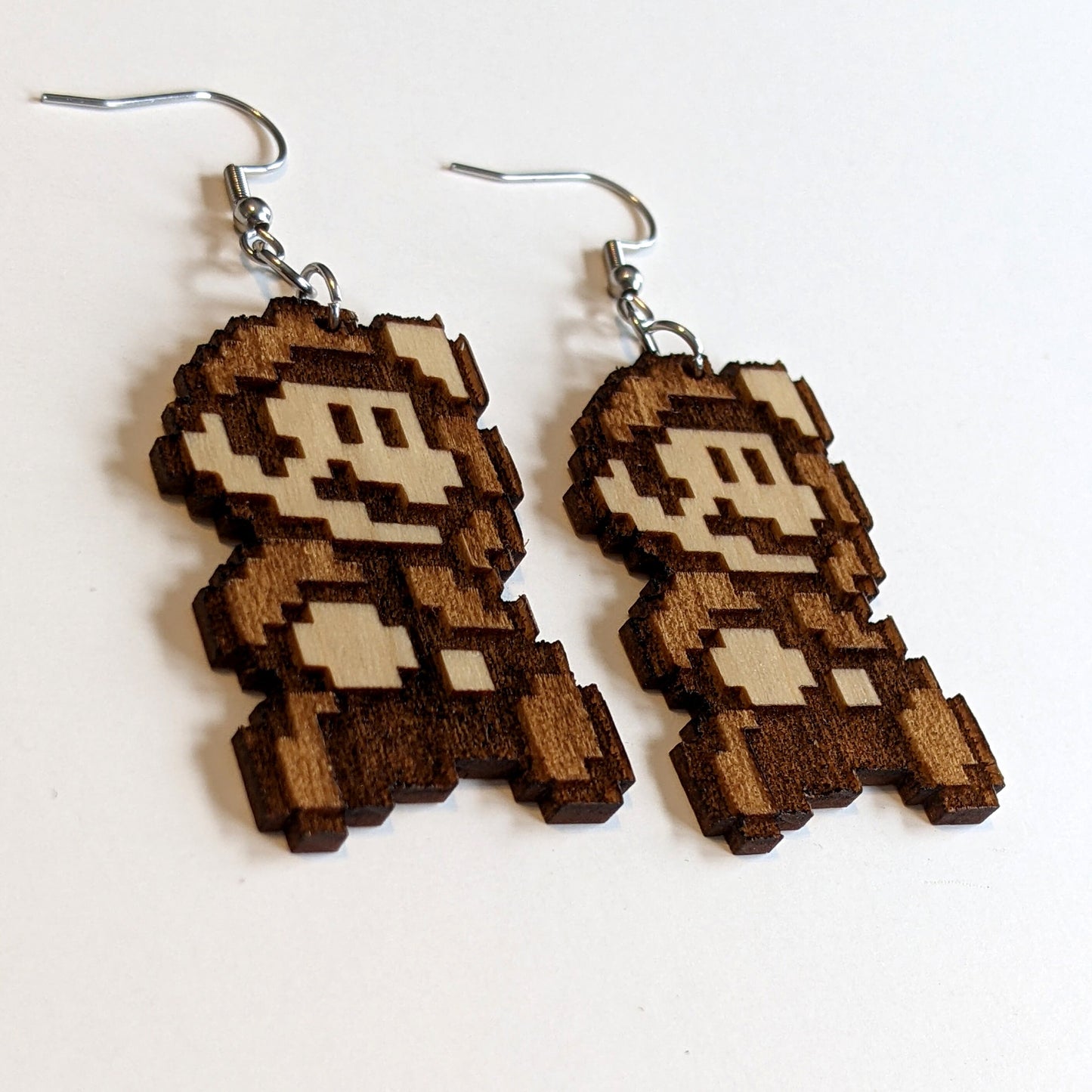 Mario 8 bit Earrings
