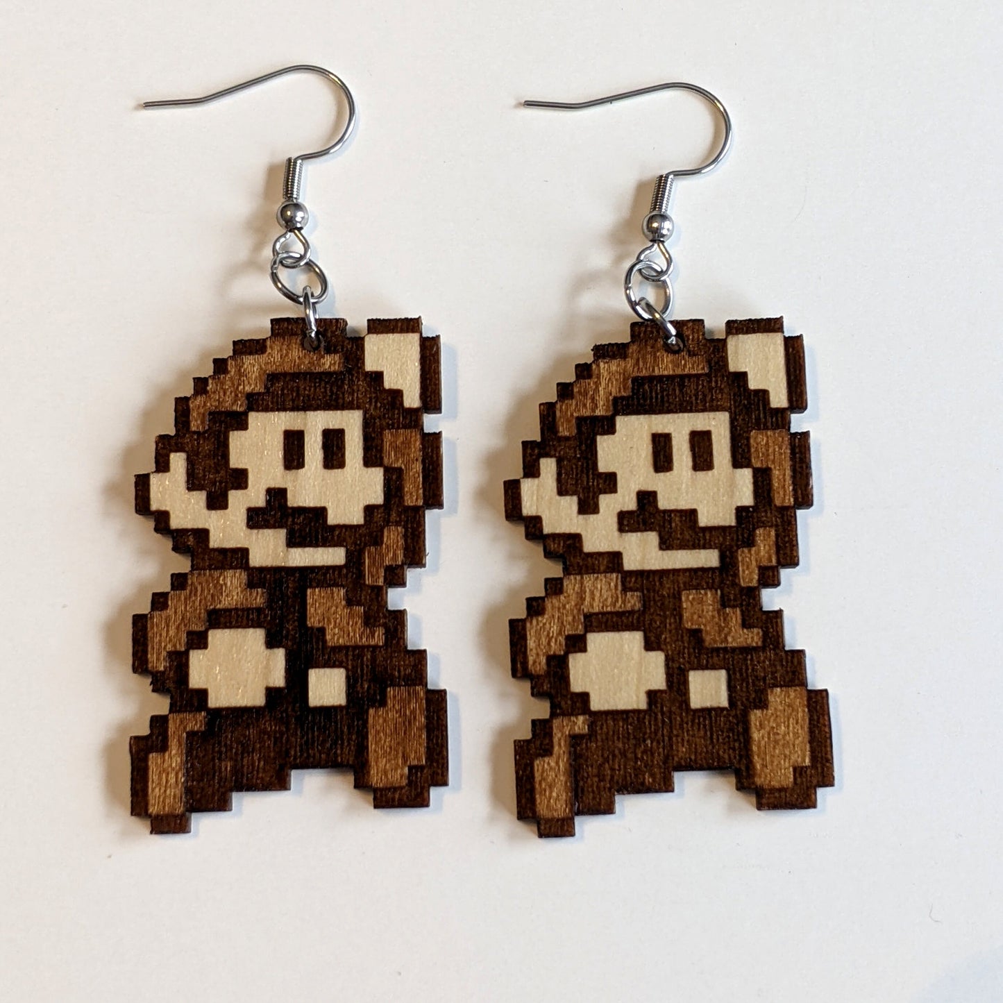 Mario 8 bit Earrings