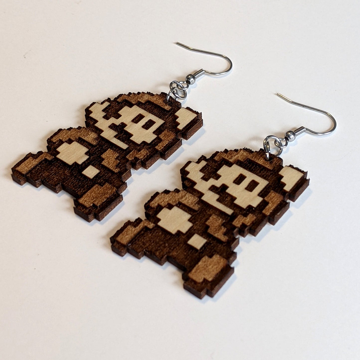 Mario 8 bit Earrings