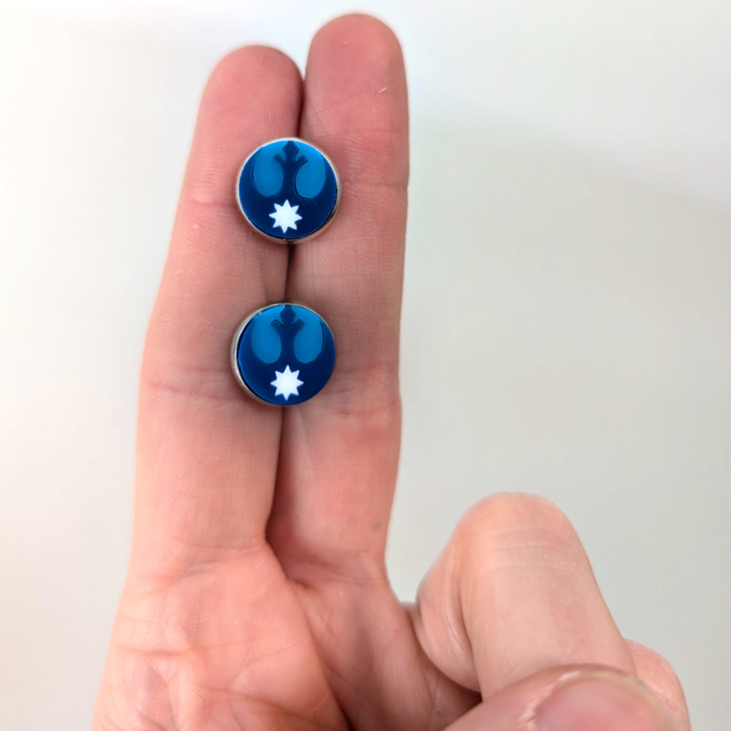 MN Rebels State Flag Stud Earrings