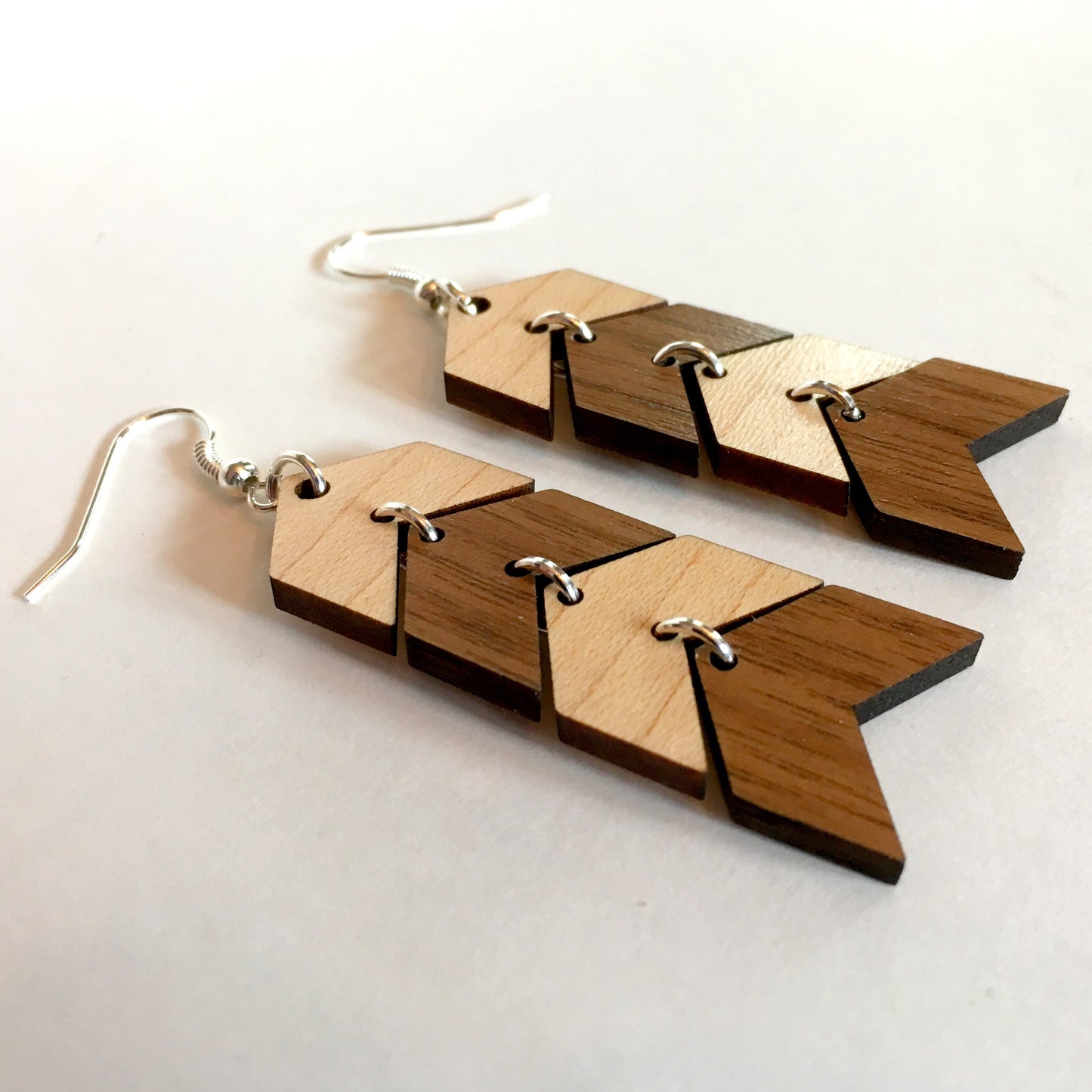Chevron Dangle Earrings