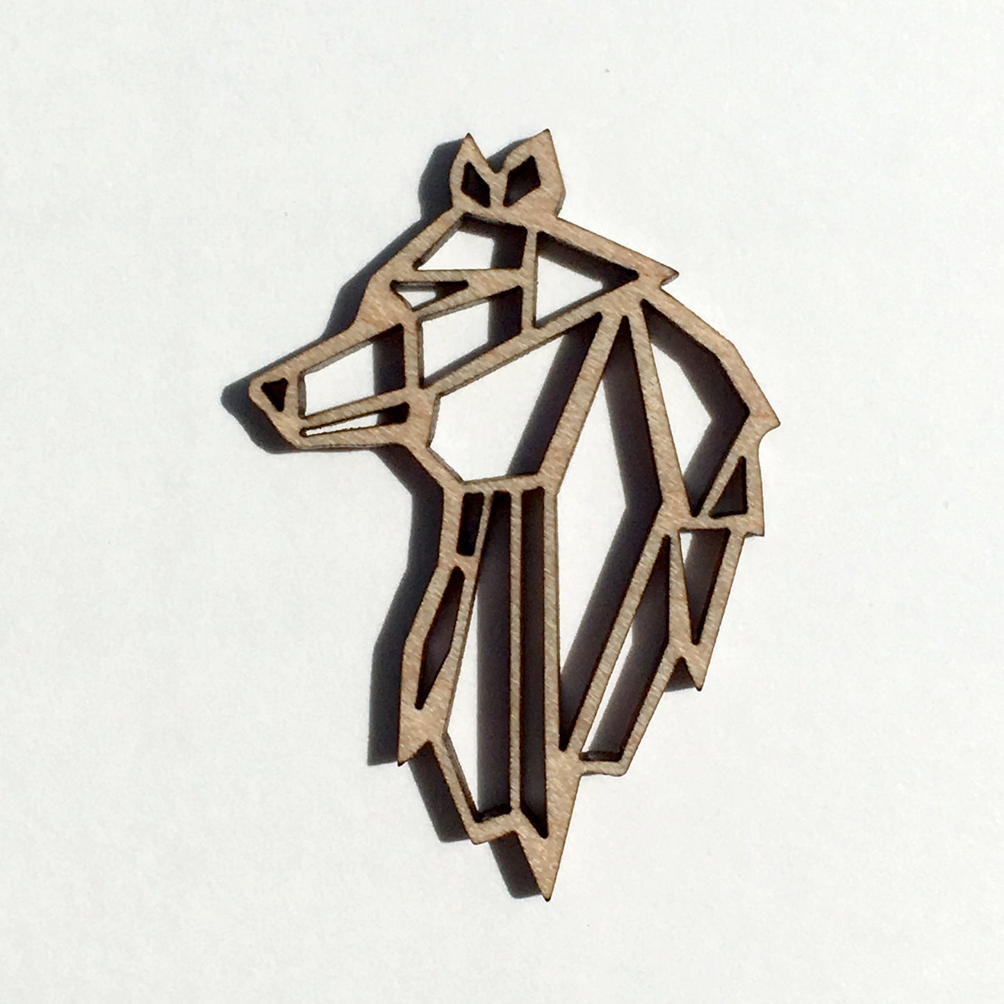 Wolf Polygon Earrings