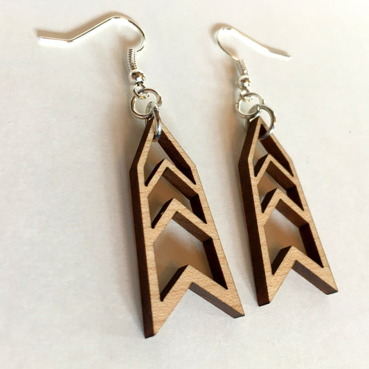 Chevron Tower Earrings