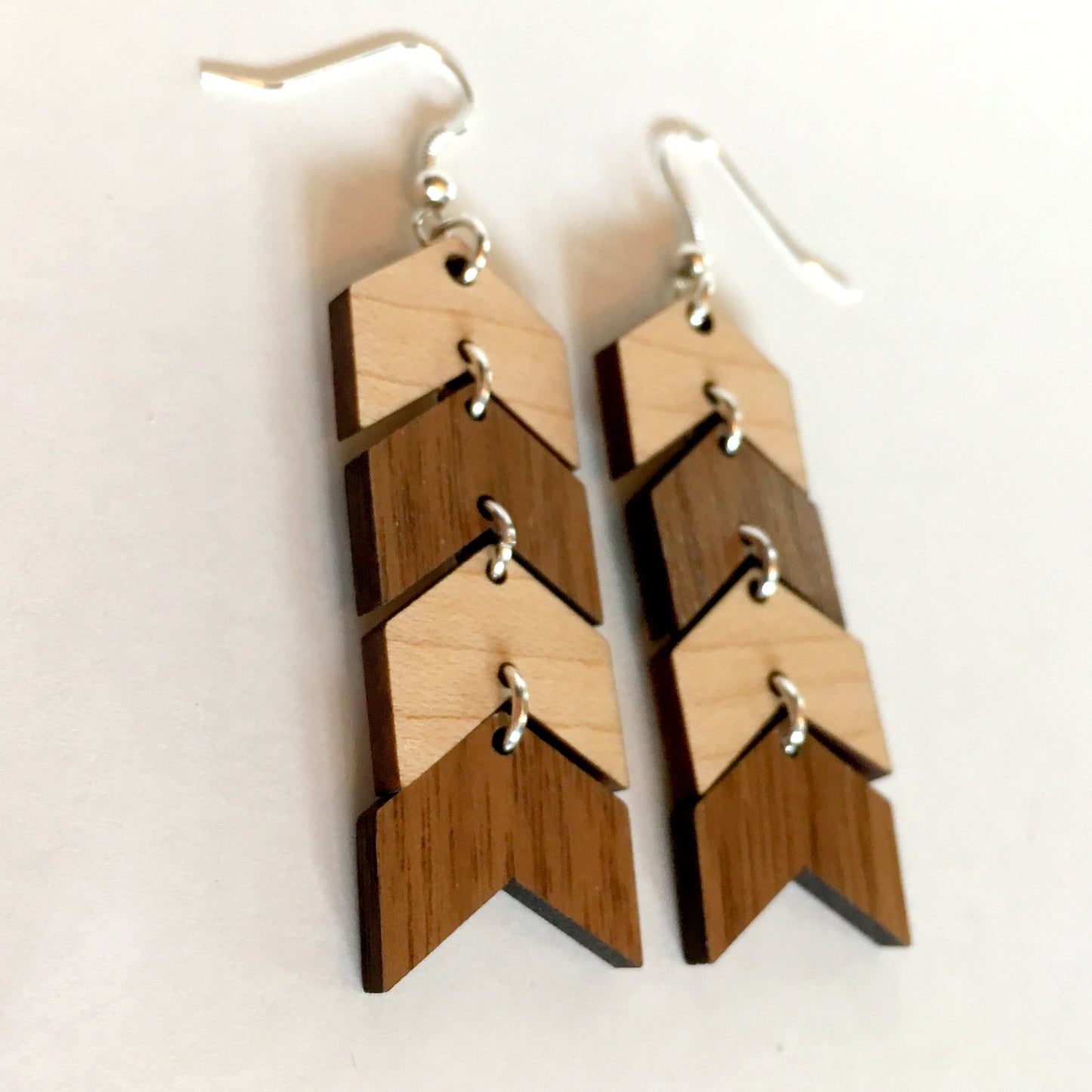 Chevron Dangle Earrings