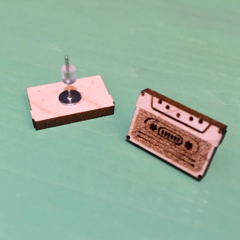 Cassette Earrings