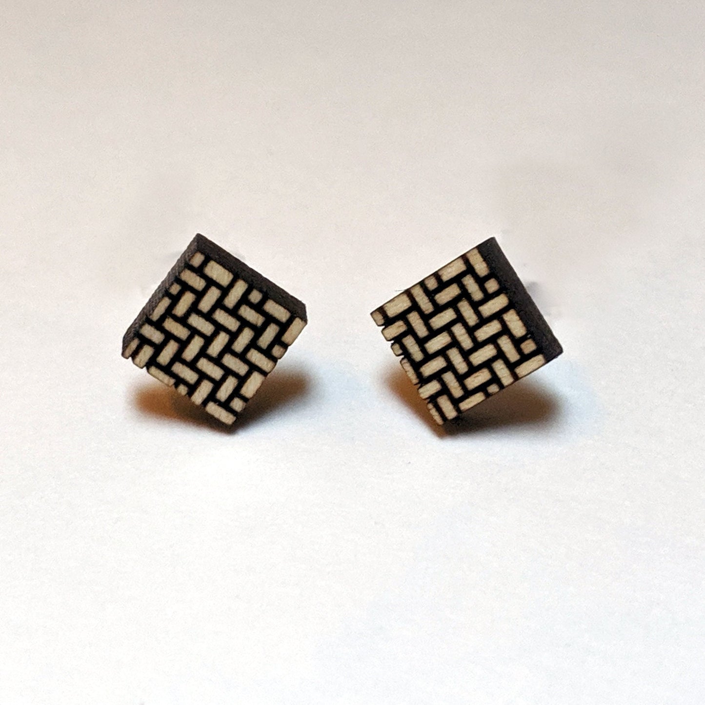 Herringbone Stud Earrings