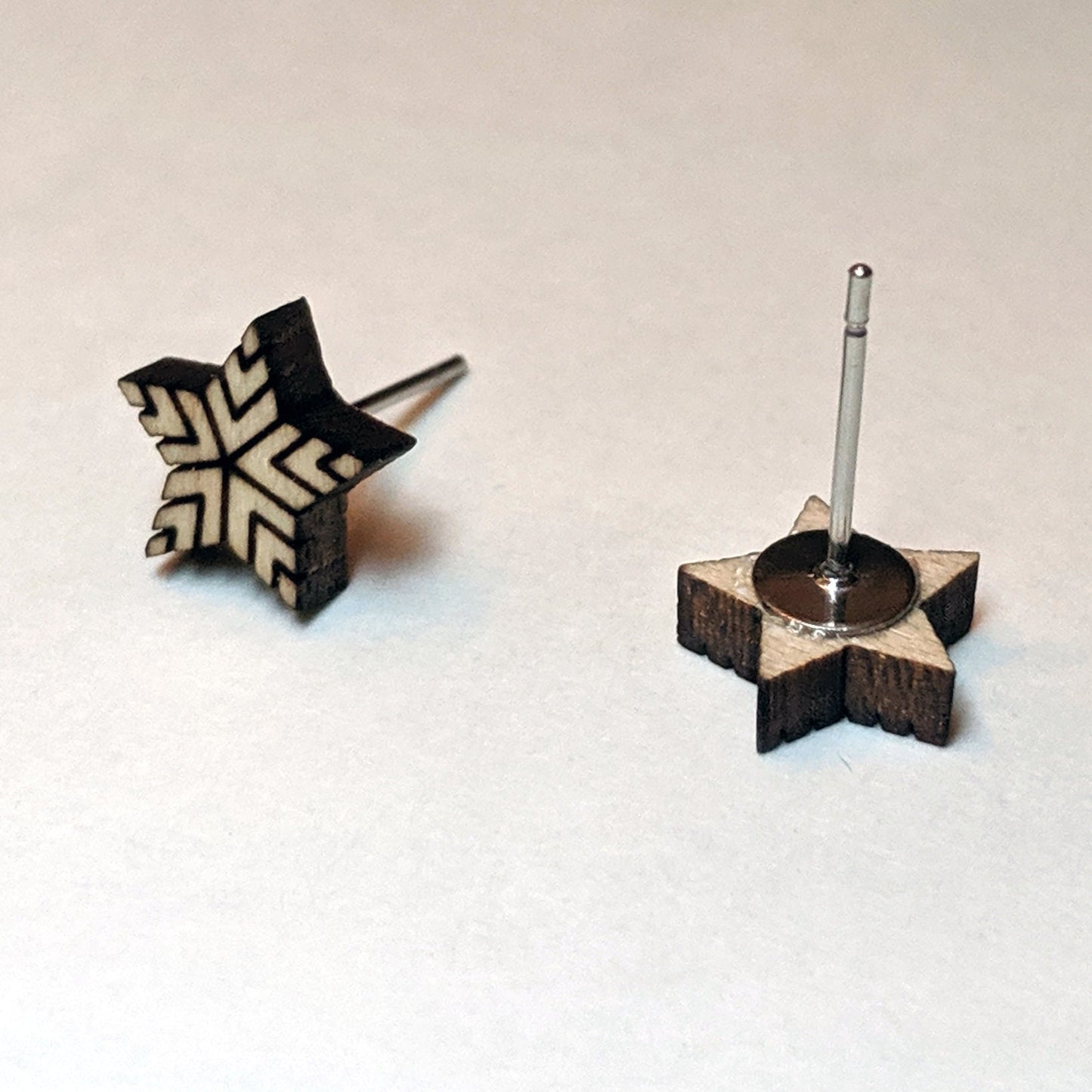 Sunburst Star Stud Earrings