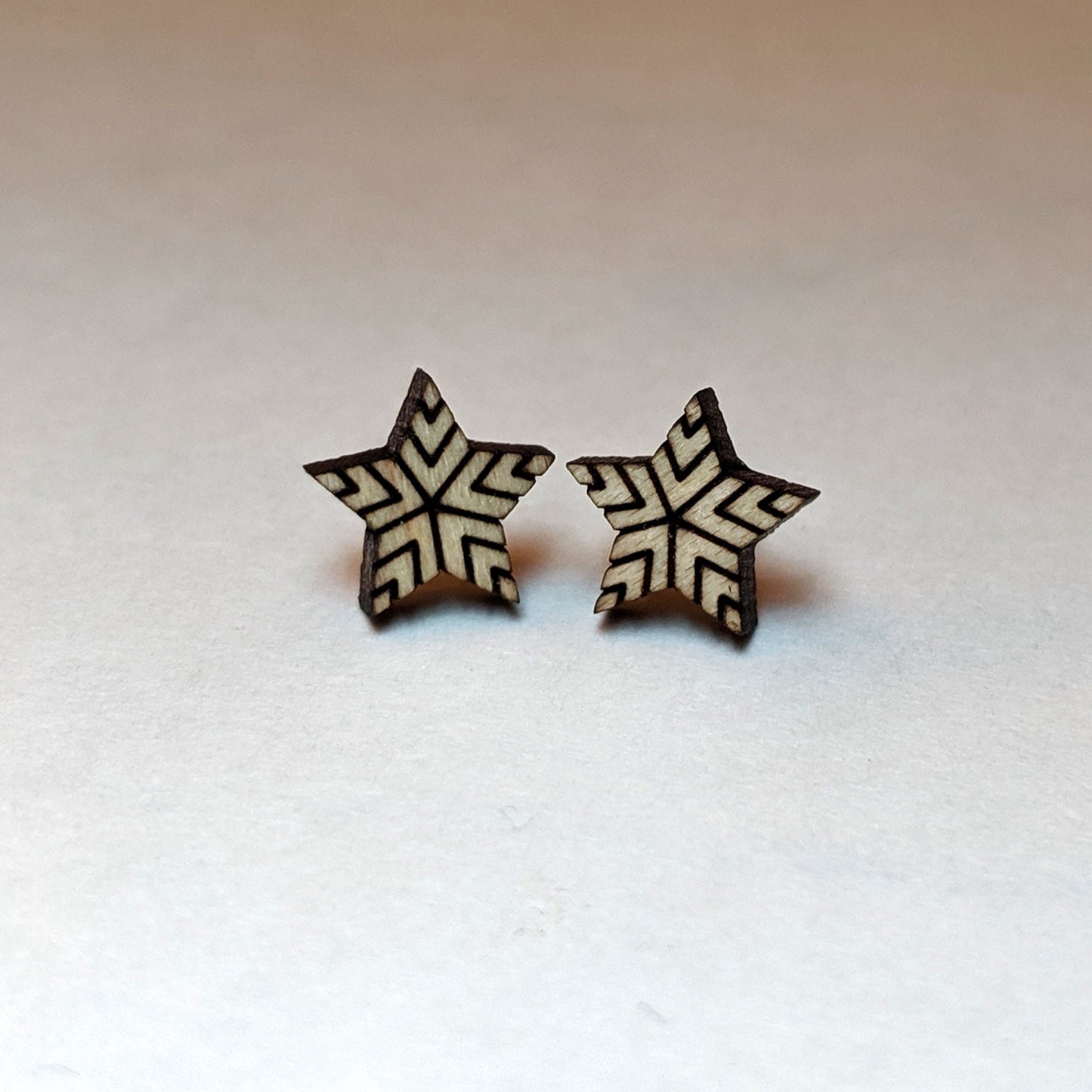 Sunburst Star Stud Earrings