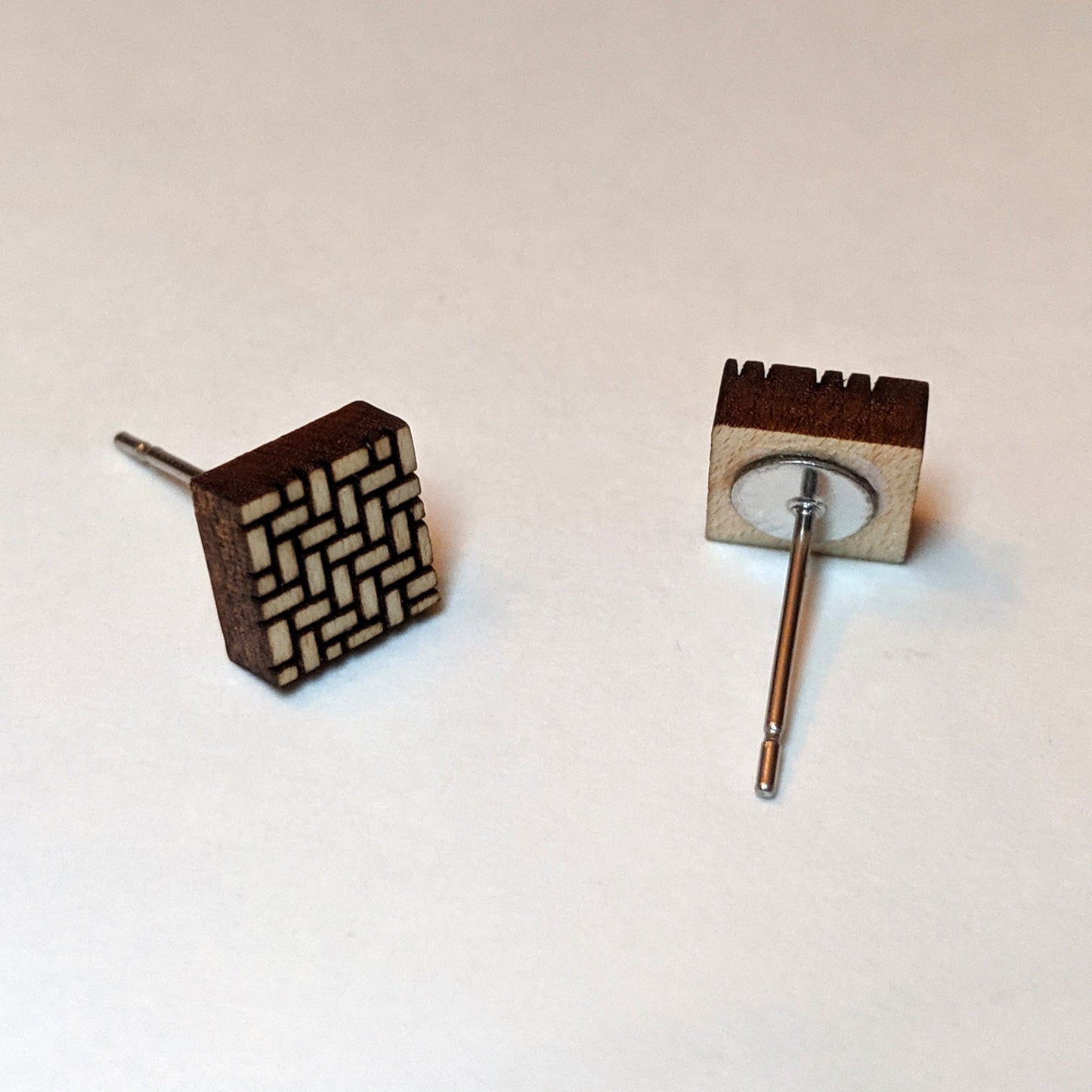 Herringbone Stud Earrings