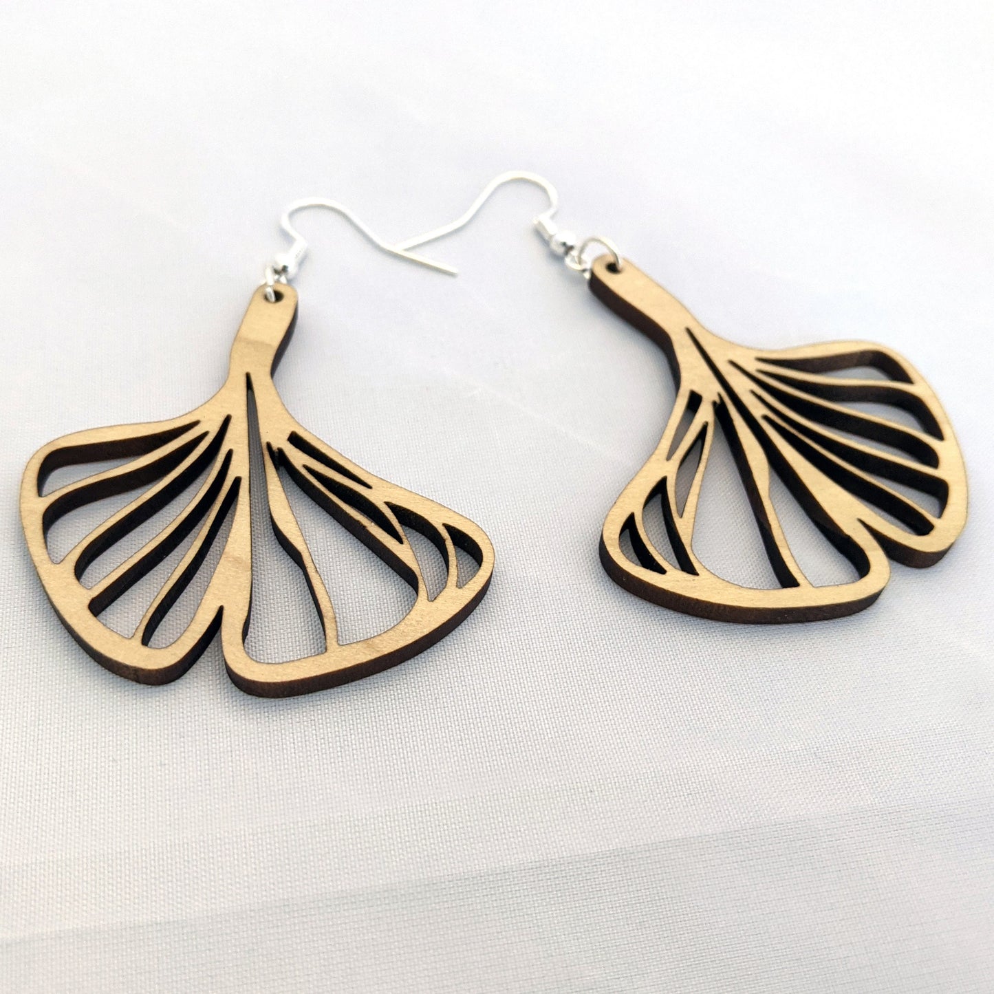 Ginkgo Leaf Earrings
