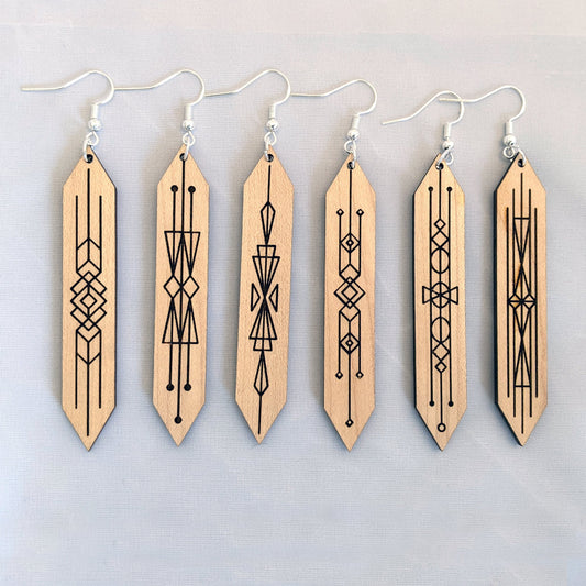Art Deco Dangle Earrings