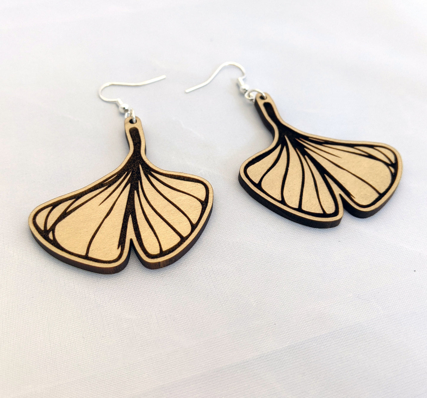 Ginkgo Leaf Earrings