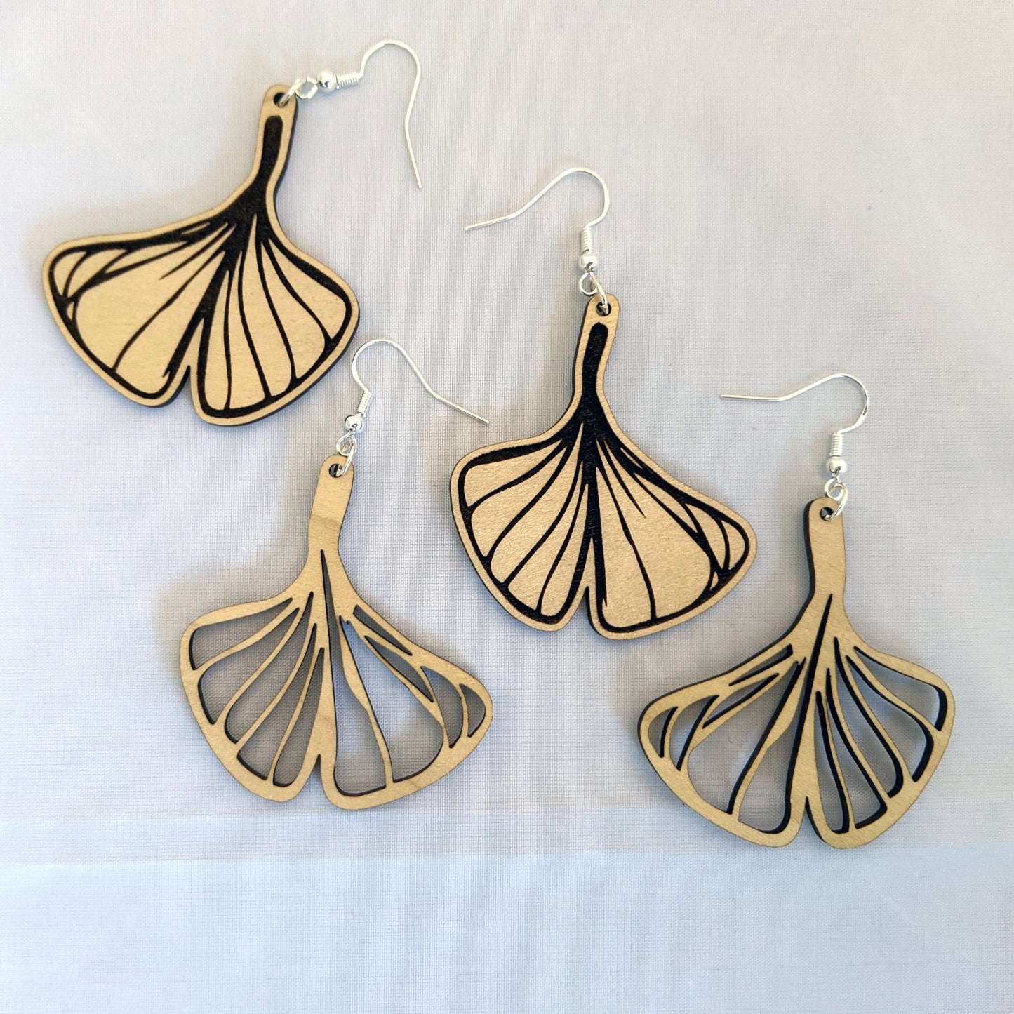 Ginkgo Leaf Earrings