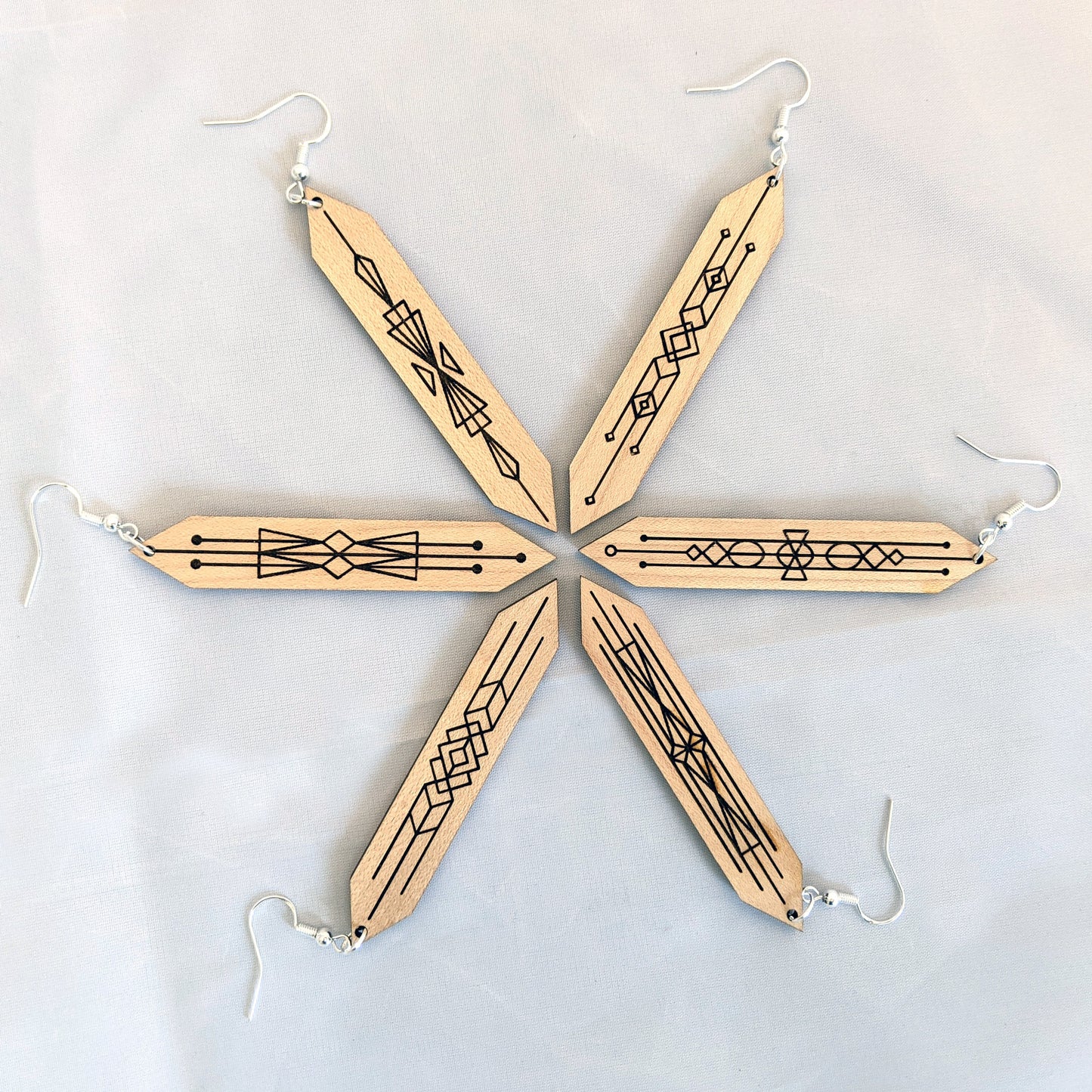 Art Deco Dangle Earrings