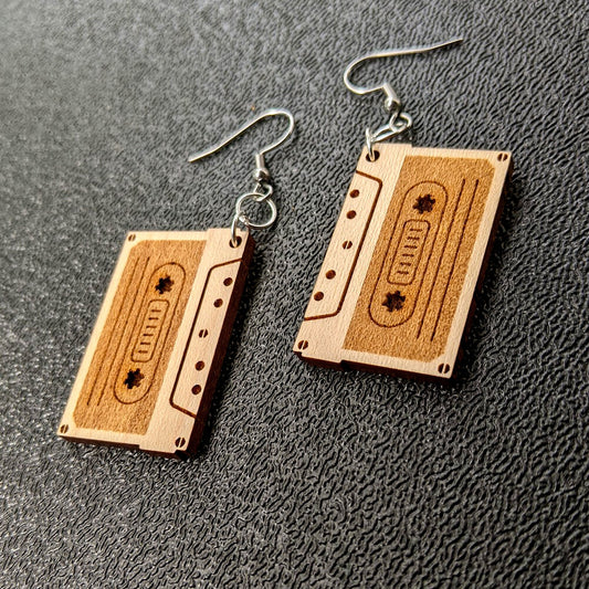 Cassette Tape Earrings