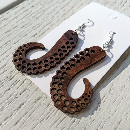 Octopus Tentacle Earrings