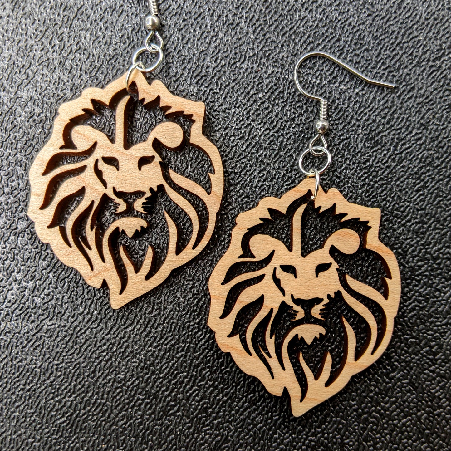 Lion Head Earrings