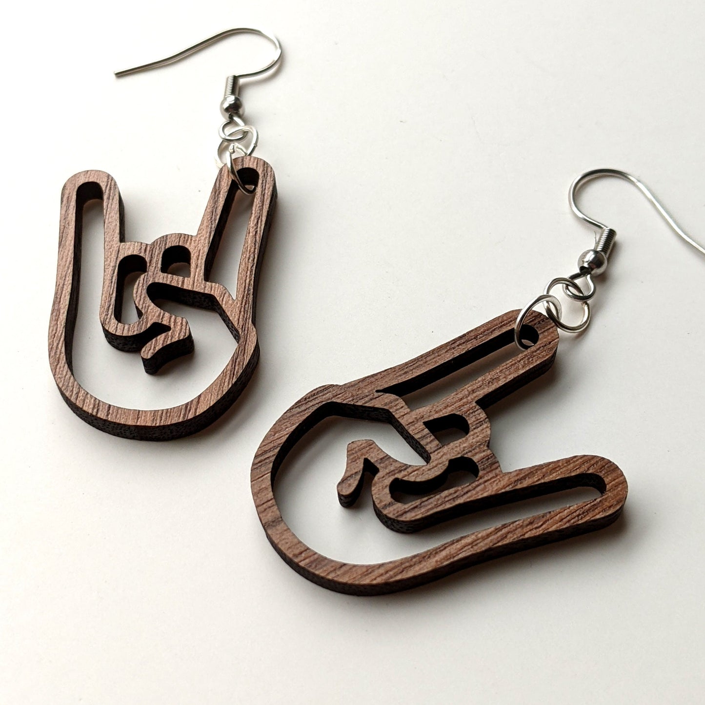 Rock On Hand Earrings