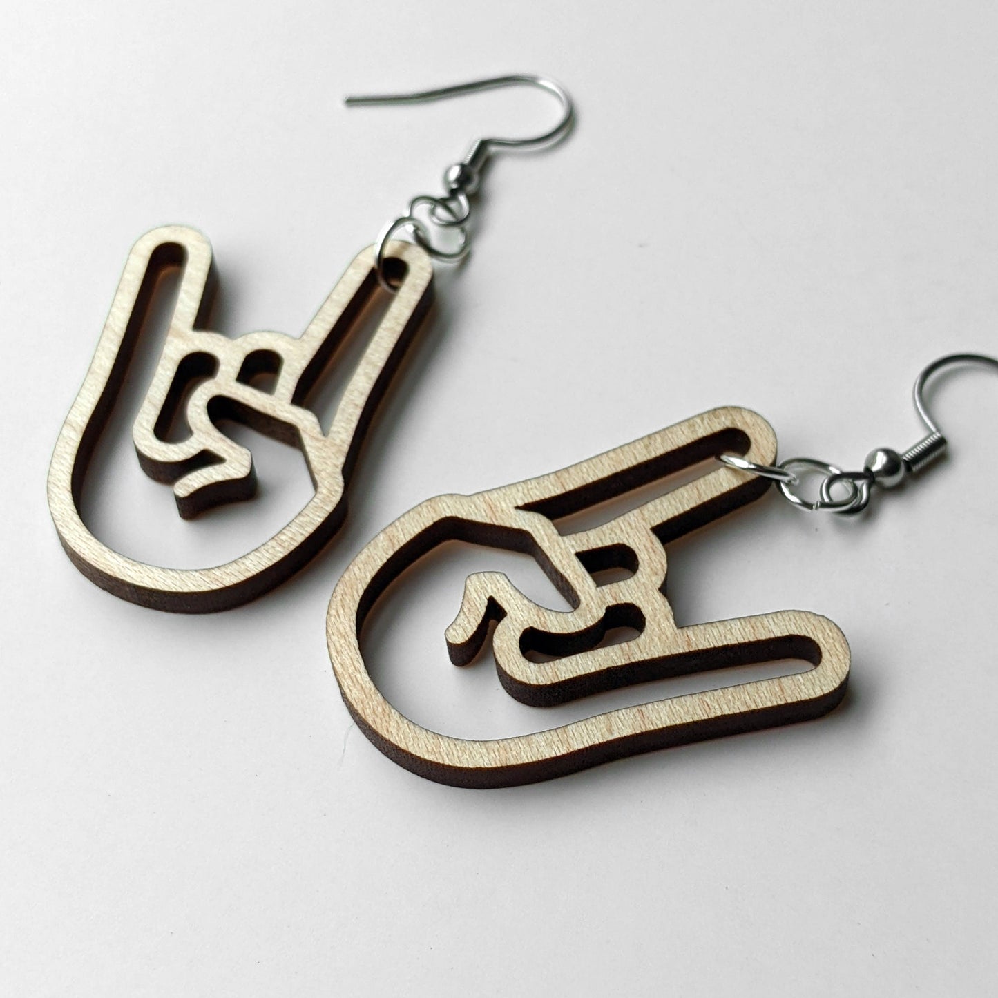 Rock On Hand Earrings