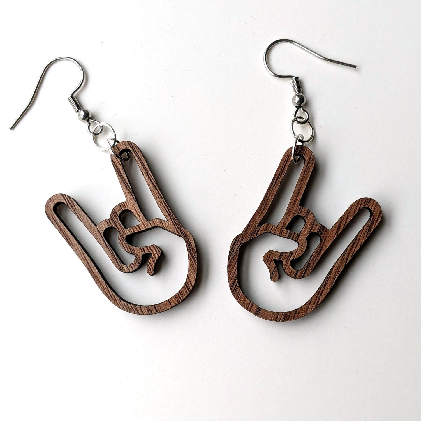 Rock On Hand Earrings