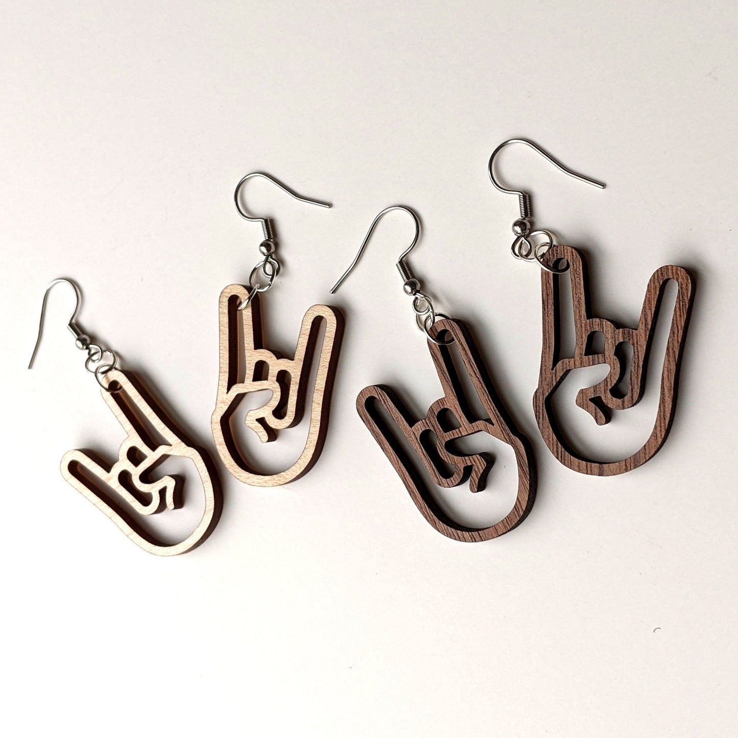 Rock On Hand Earrings