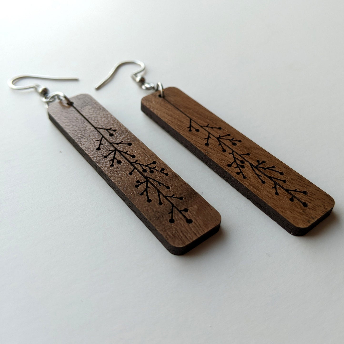 Twig and Berry Dangle Earrings