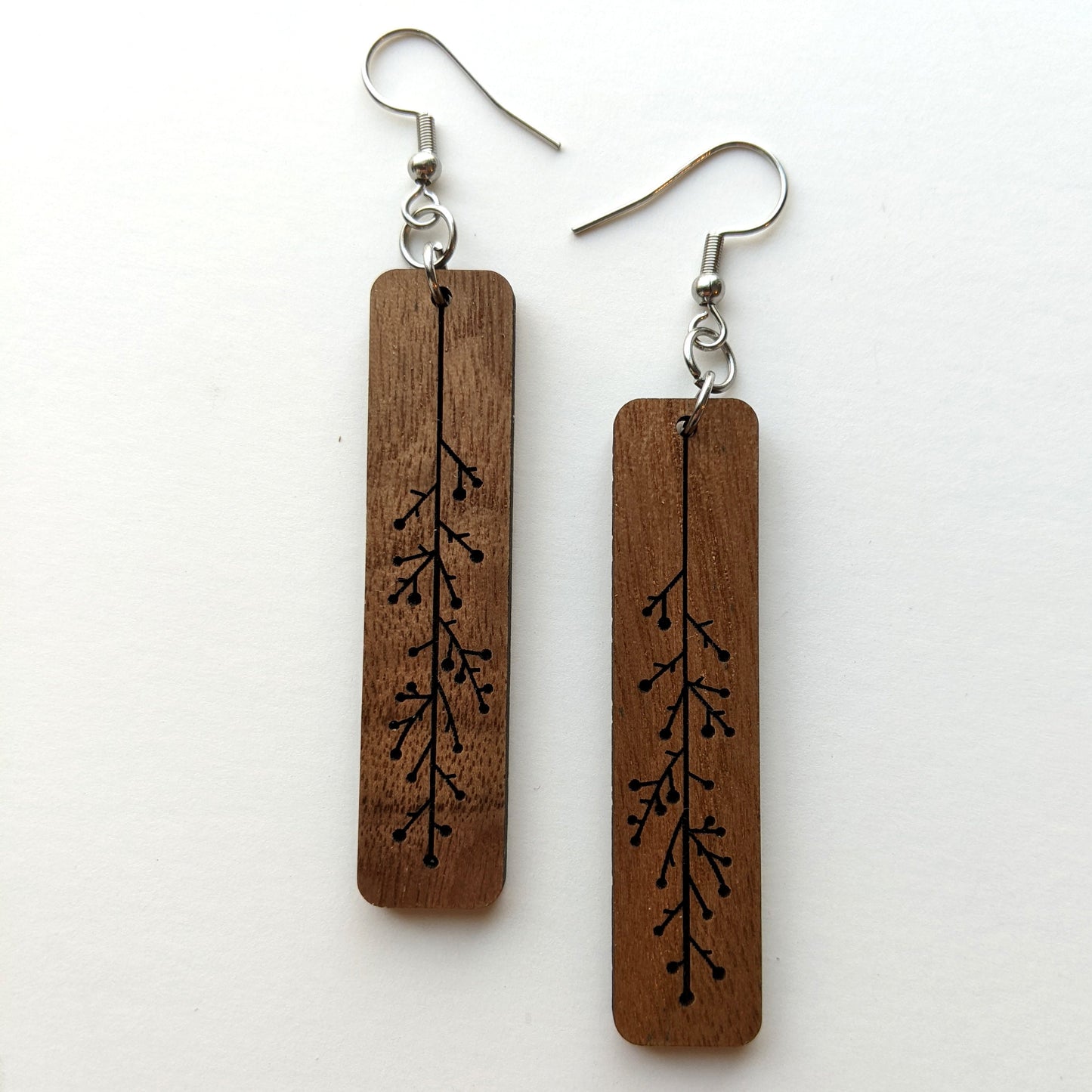 Twig and Berry Dangle Earrings