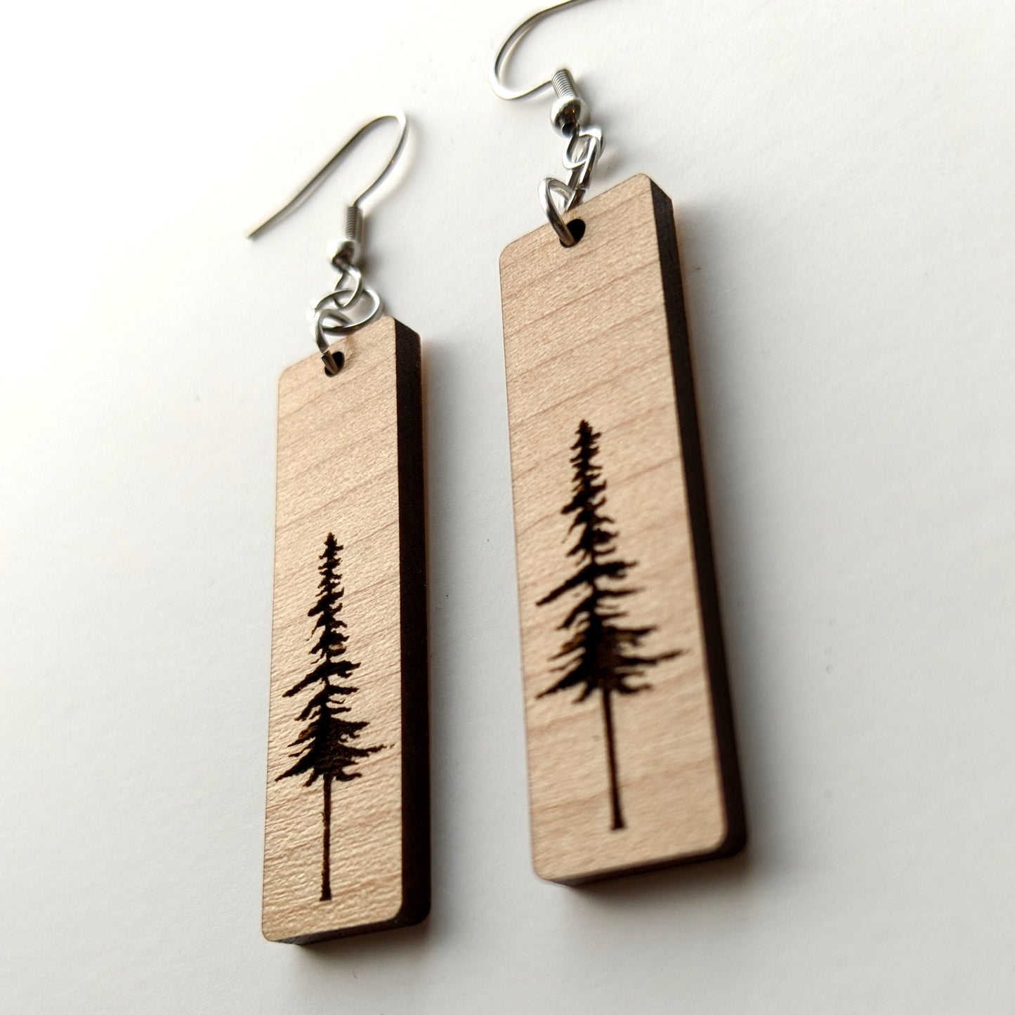 Pine Tree Dangle Earrings