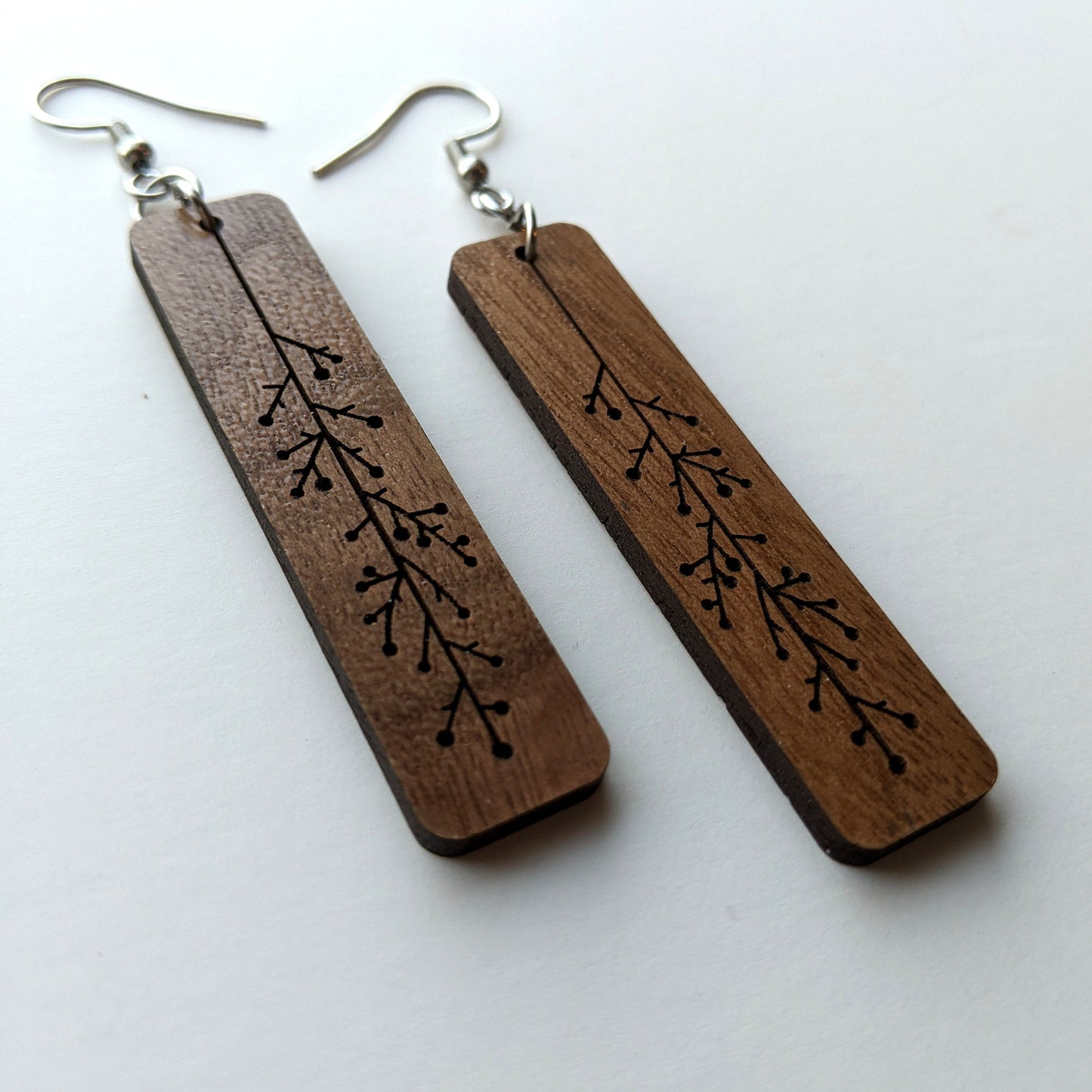 Twig and Berry Dangle Earrings