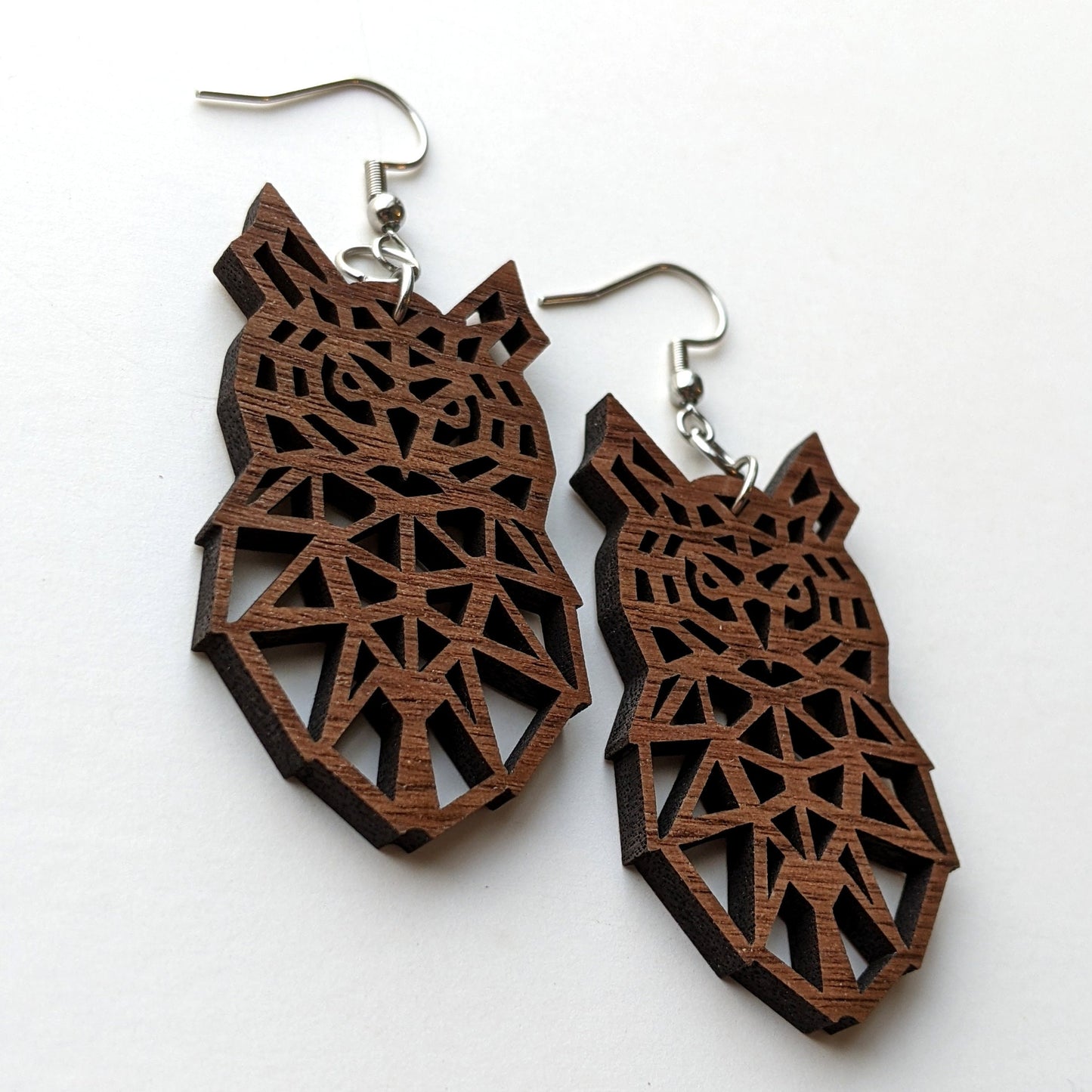 Owl Polygon Earrings