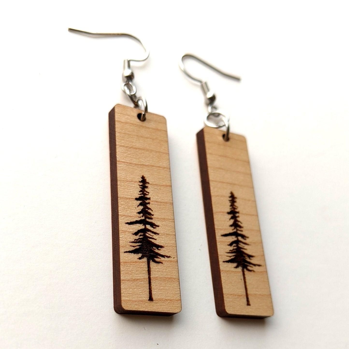 Pine Tree Dangle Earrings