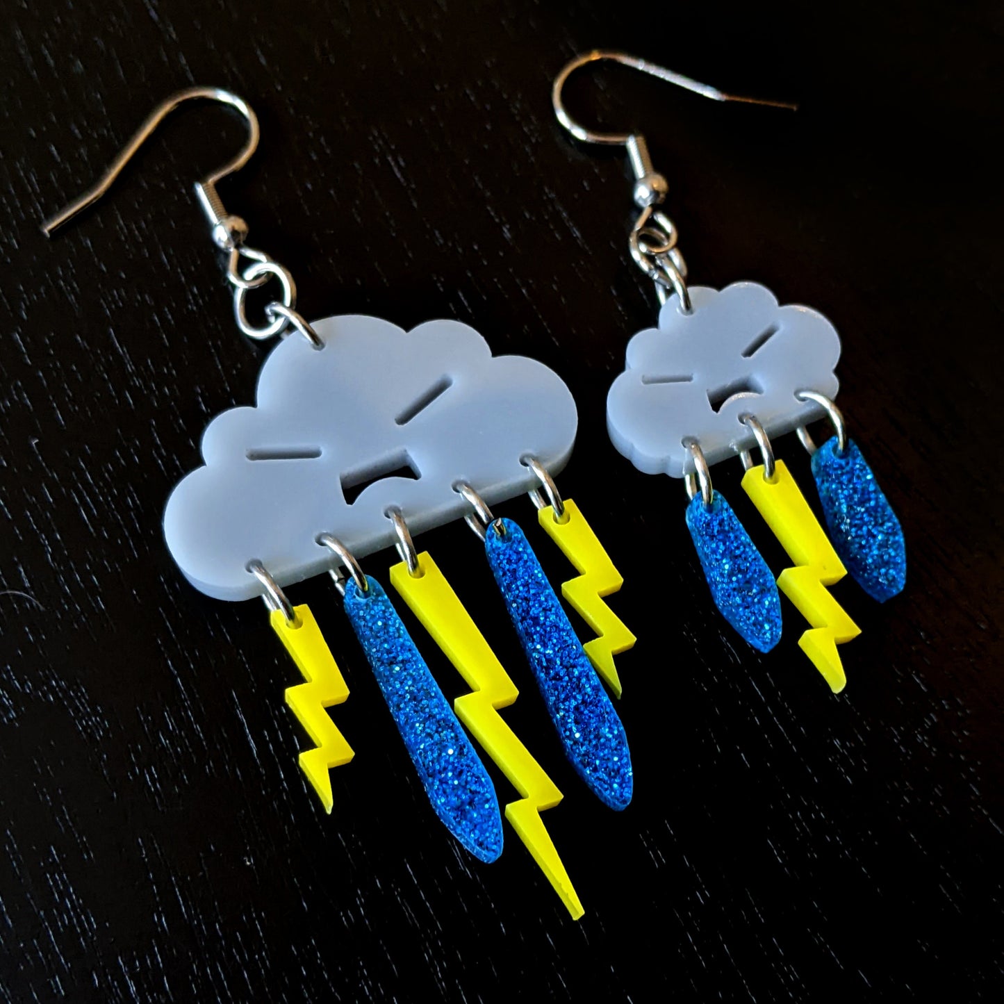 Stormy Clouds Dangle Earrings