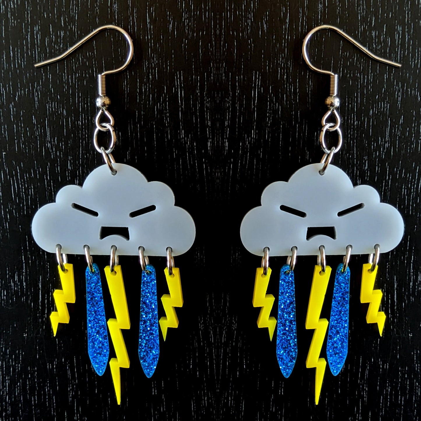Stormy Clouds Dangle Earrings