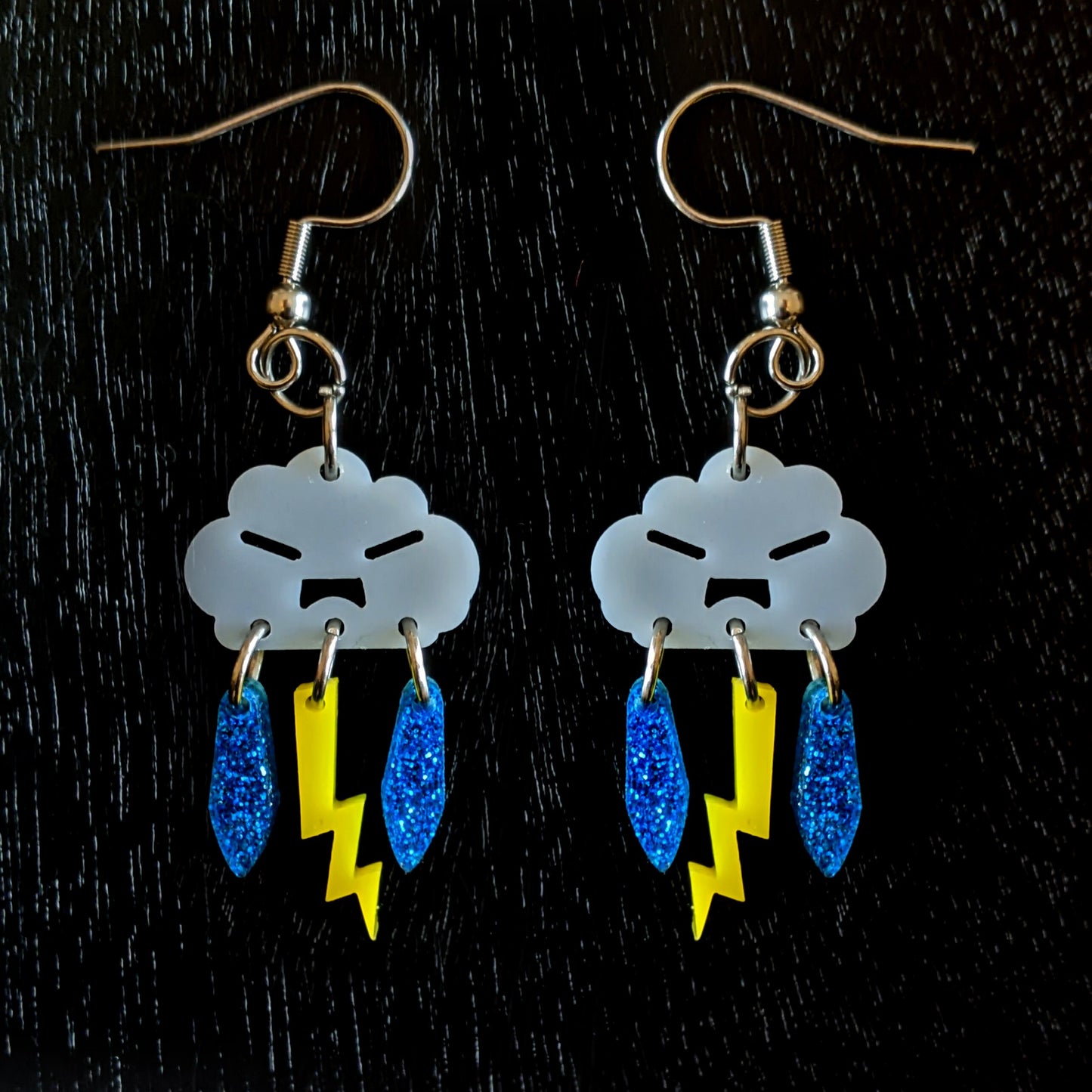 Stormy Clouds Dangle Earrings