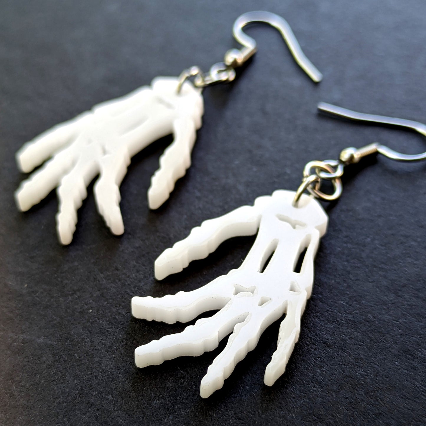 Skeleton Hand Dangle Earrings