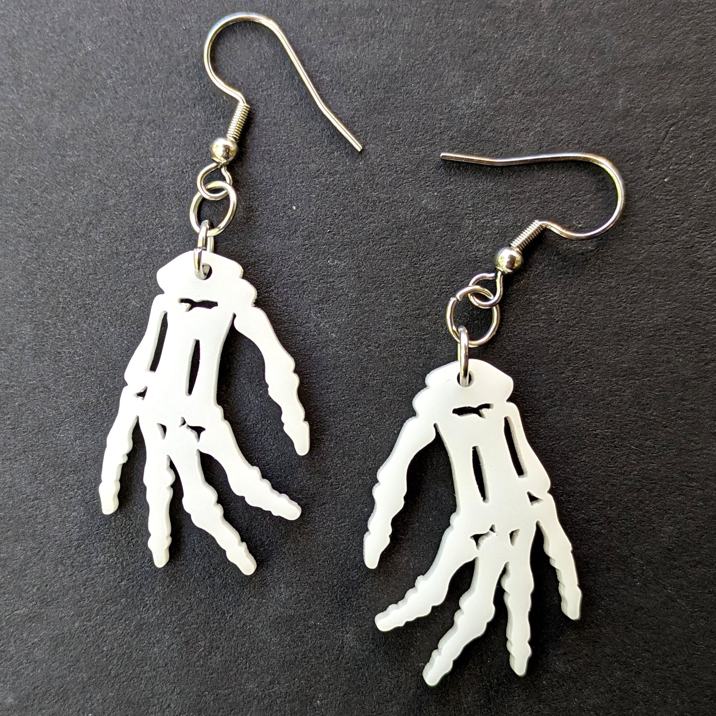 Skeleton Hand Dangle Earrings